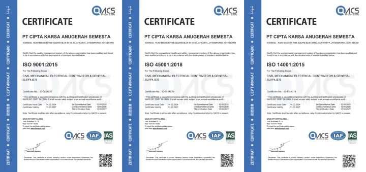 iso certificate